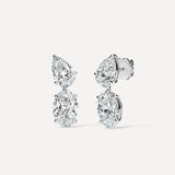 Slanted Pear and Oval Drop