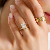 Curved Dome Ring
