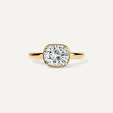 The Horizon Bezel Elongated Cushion
