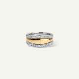 Two-Tone Pave Stack
