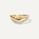 Soft Curve Dome Ring Set